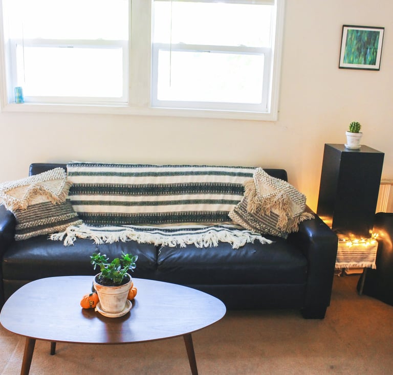 Image of the living room of our resident housing.