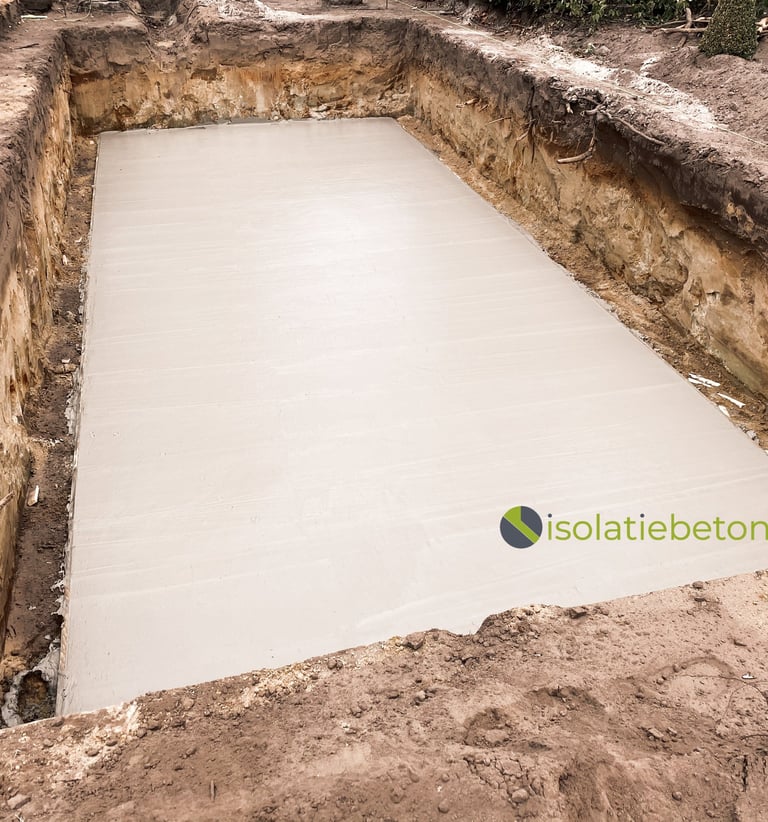 fundering isolatie zwembaden schuimbeton
