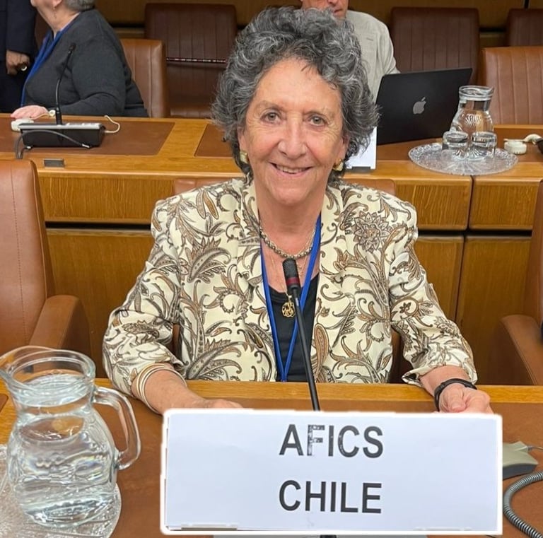 Adriana Gómez Sagüéz, Presidenta de AFICS Chile, elegida Vicepresidenta de FAFICS