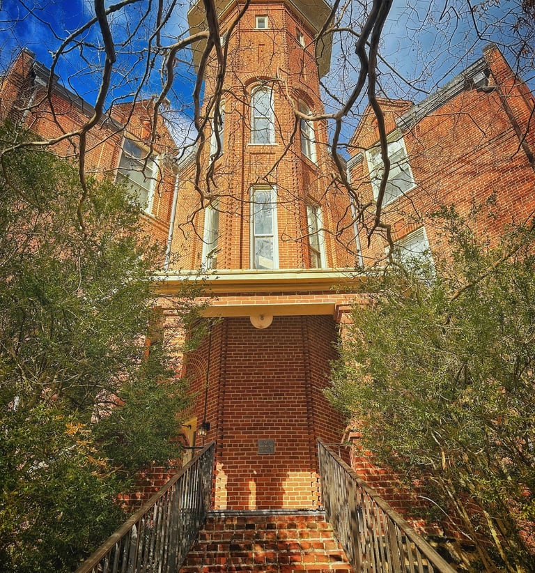 Exterior Facade of Randolph college  building lynchburg va
