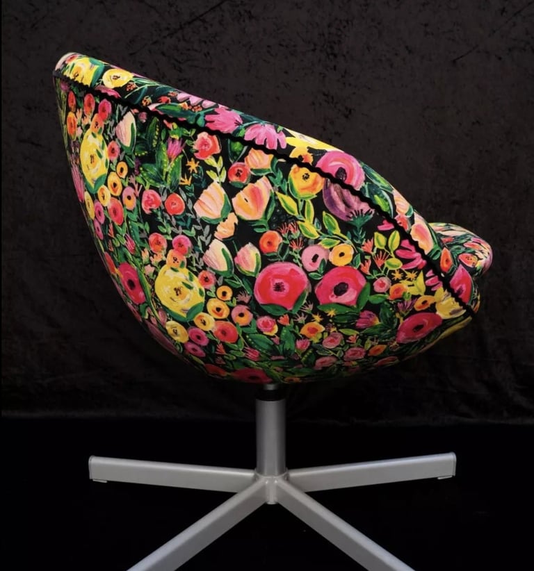 couverture de ce siège de bureau Fleur France