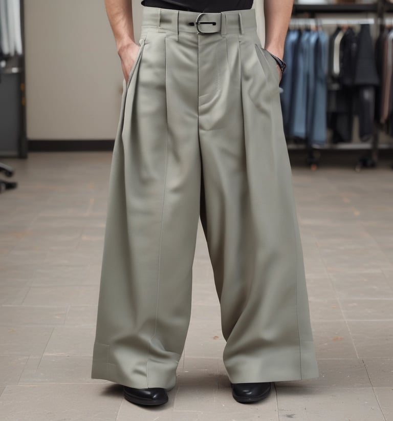 A construction or renovation site is visible, featuring metal scaffolding on a tiled floor. In the background, there's an open window allowing natural light to brighten the area. Cardboard boxes are placed on a surface, hinting at ongoing work. Electrical cables are scattered on the floor, and a cutout in the wall appears to be an unfinished part of the project.