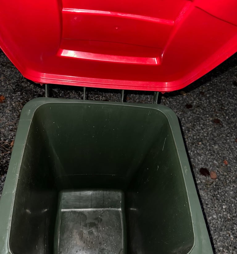 Clean Red Bin