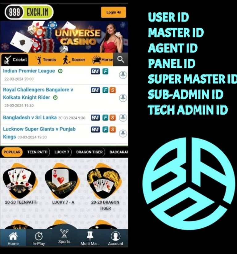 999exch Betting ID: भारत का नंबर 1 ऑनलाइन गेमिंग एक्सचेंज - Master ID, Admin ID और रेंटल की पूरी जान