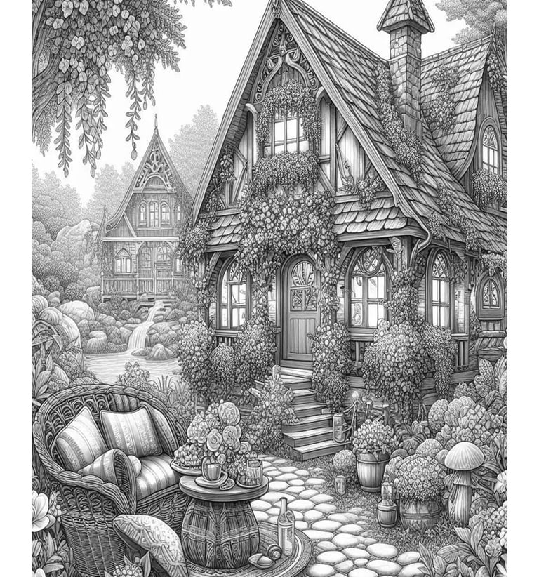 stress-relief coloring pages