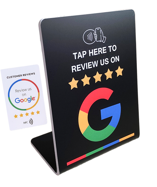 Google Review Cards and Stands