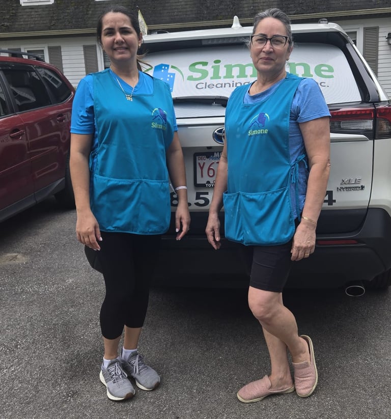 Simone Cleaning Services team in Lowell, MA – Simone and her mother working together to provide trus