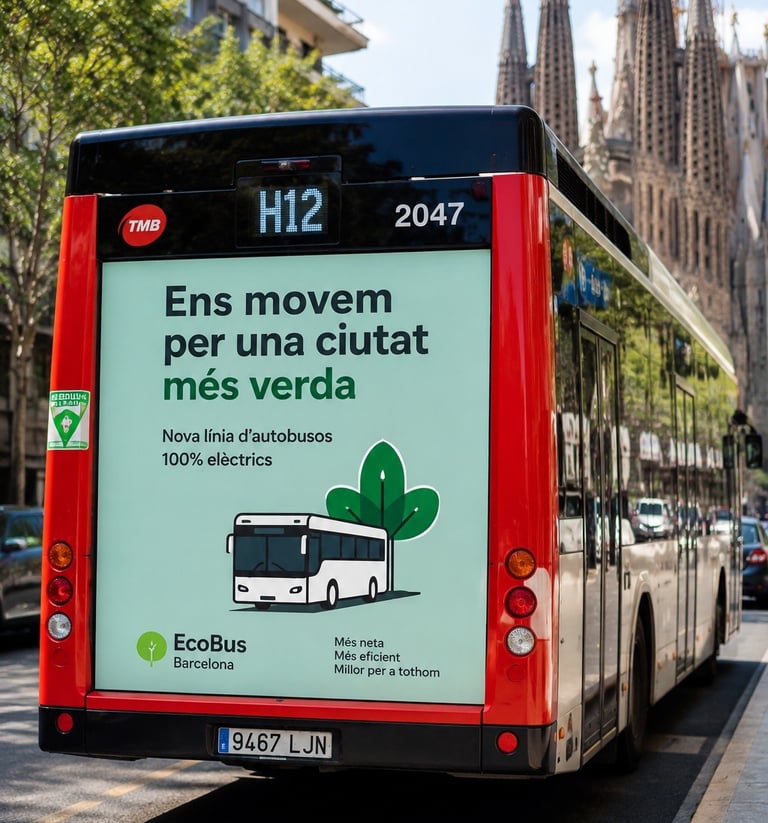 Publicidad Autobuses Barcelona Impacta en miles de personas