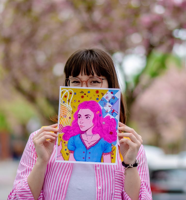 graphic designer, print illustration