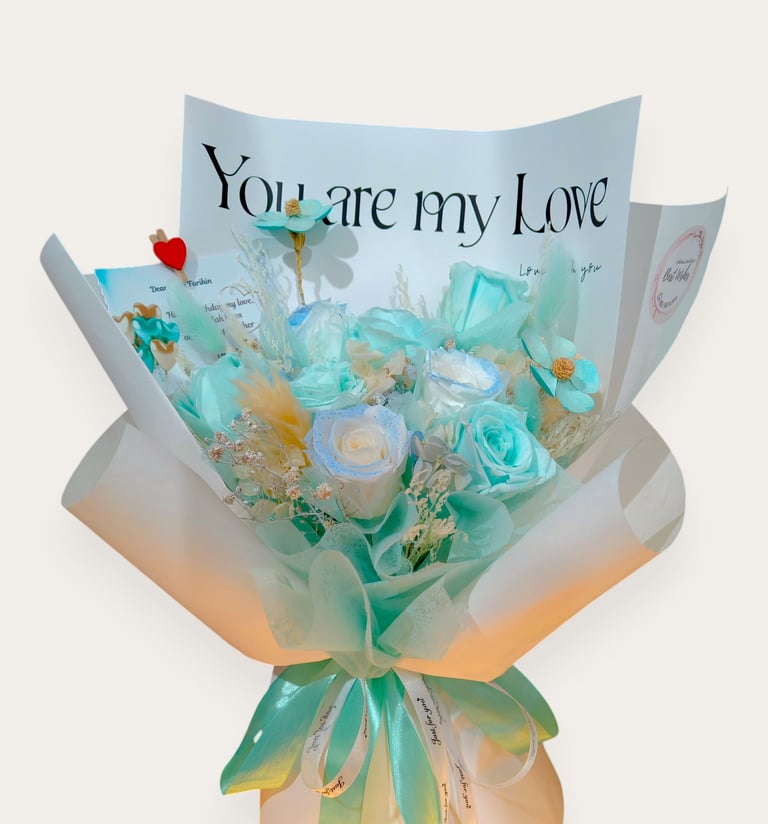 preserved roses bouquet delivery penang everlasting flower gift butterworth