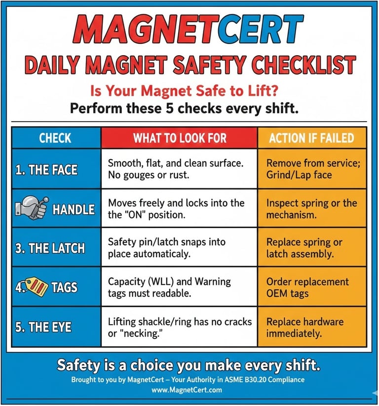 Daily Magnet Safety Checklist