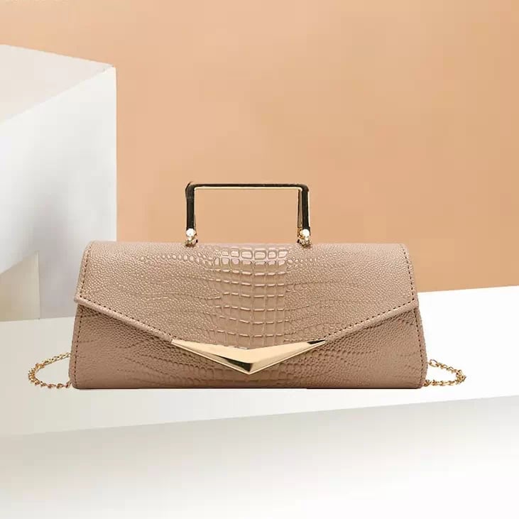 a woman's Party handbag with a chain 