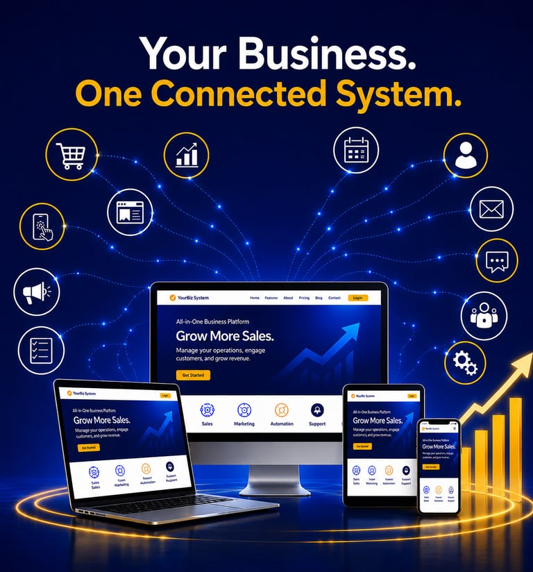 rhema development your business one connected system