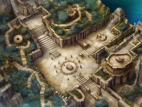 battle map Grèce antique