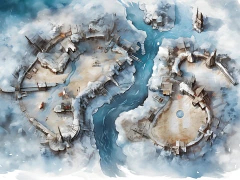 route de montagne battle map