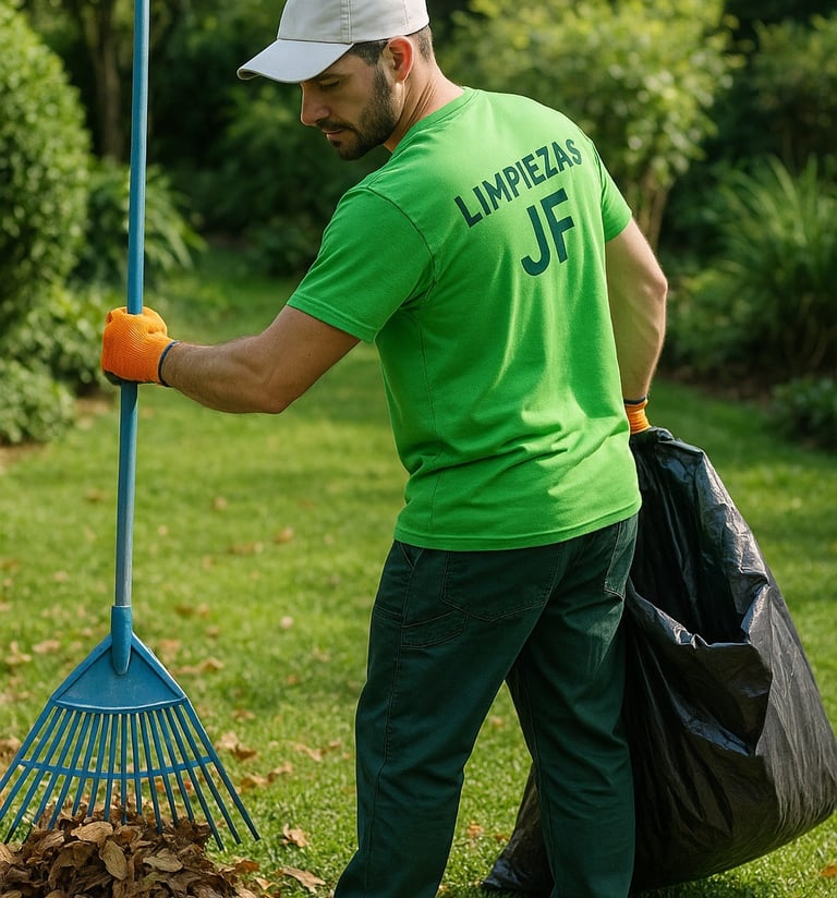 limpieza de jardines por limpiezas jf