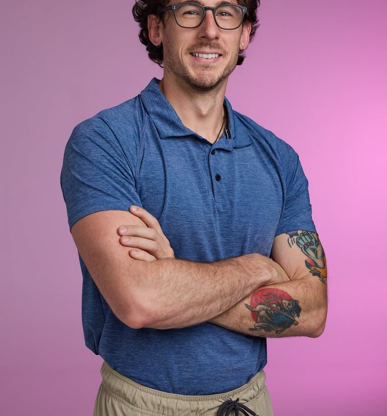 Portrait of Blake Baylor, founder of Bodies By Blake personal training