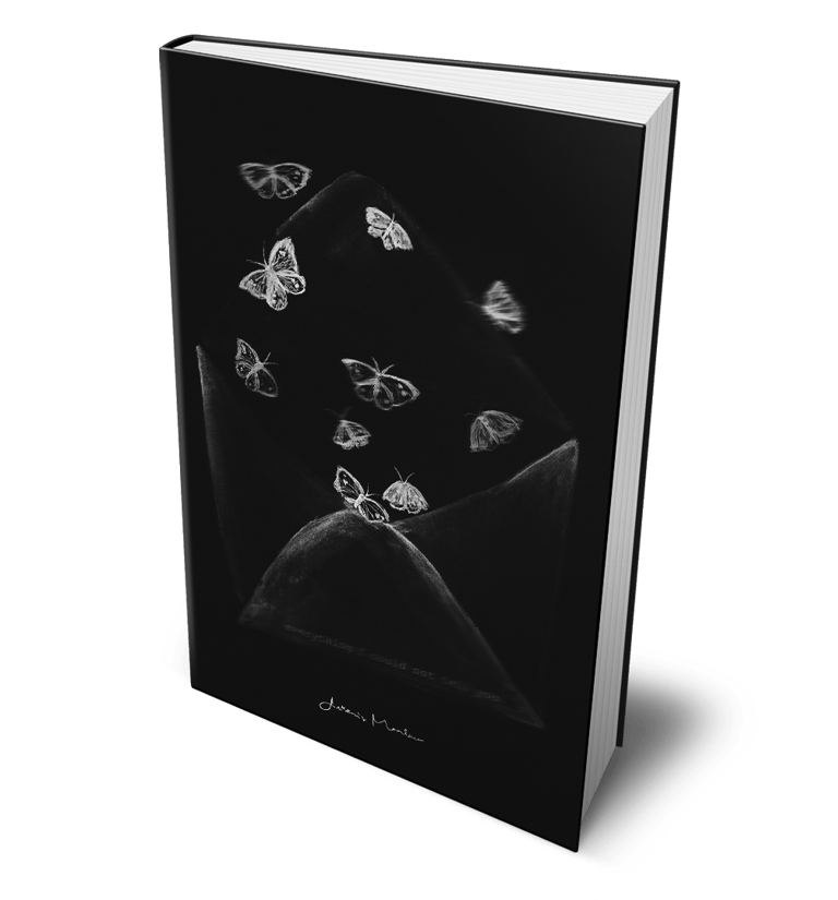 book cover design of everything i could not tell you book by artemis moonlace