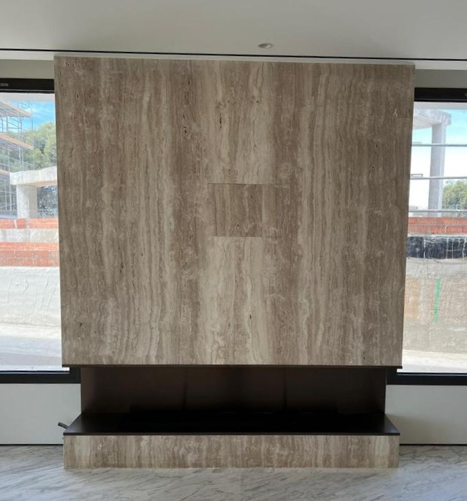 Wholesale natural stone travertine for fireplace