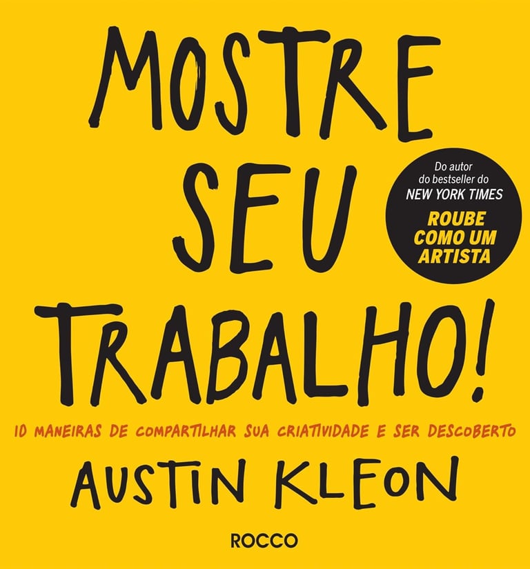 livro Mostre Seu Trabalho! - por Austin Kleon