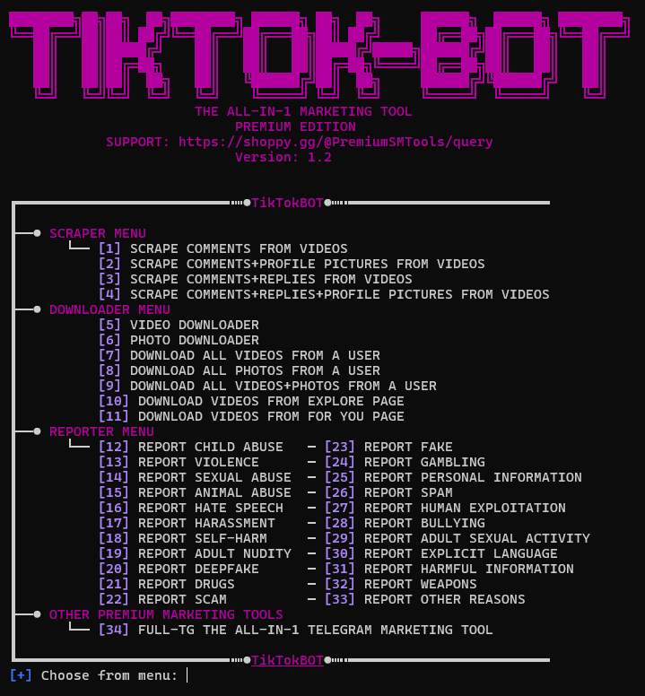 TikTok Marketing Tool