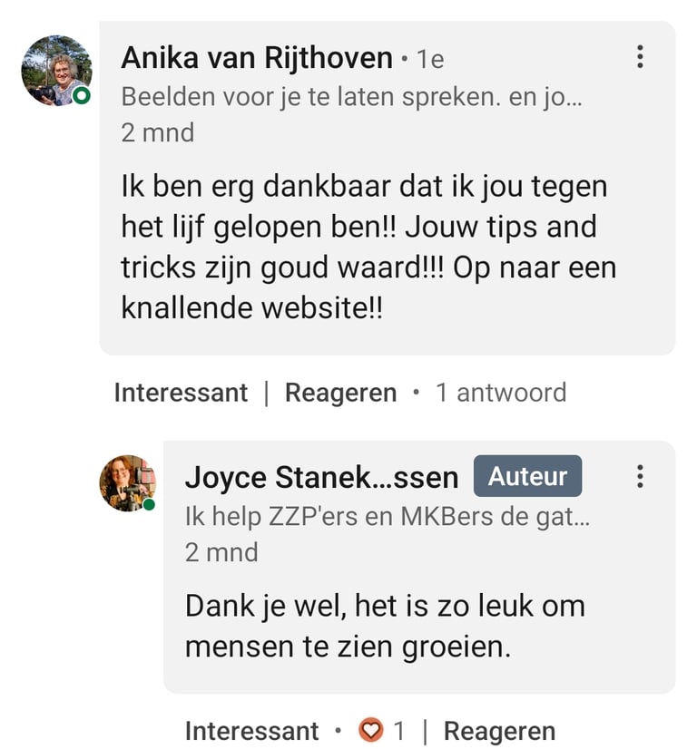 review van een klant