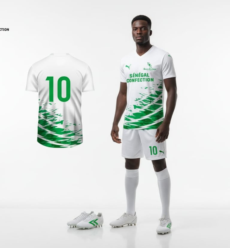 maillot personnalisable, Sénégal confection