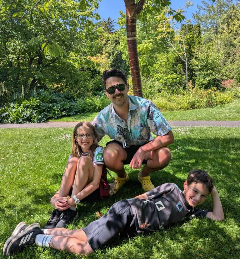 Russ Read-Barrow and his amazing kids