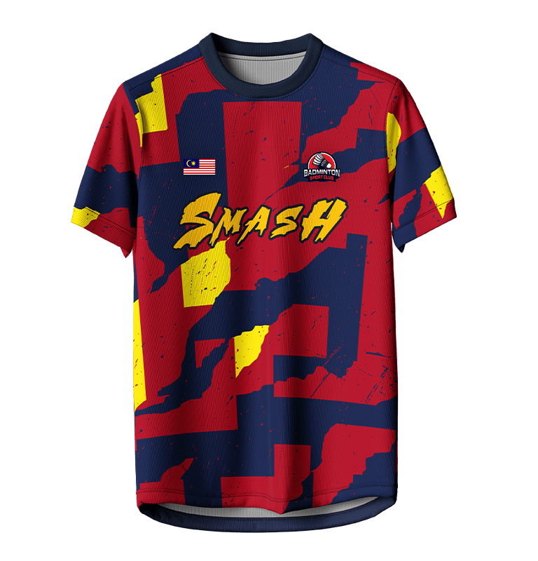 jersey sublimation round neck short sleeve