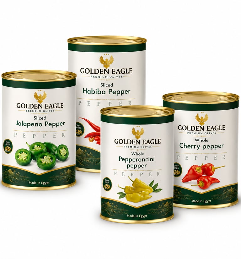 Консервированные овощи Golden Eagle Экспорт из Египта