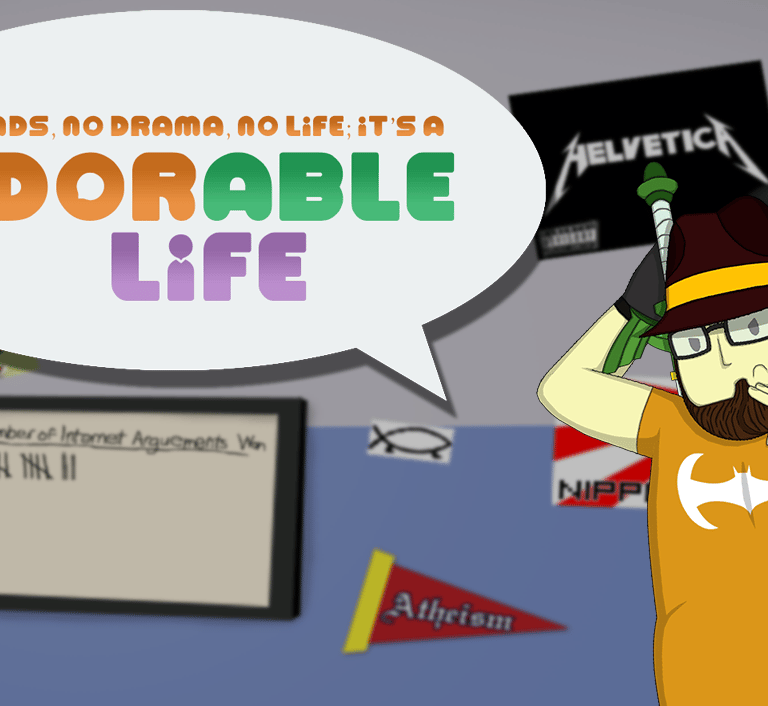 Screenshot of the comedy neckbeard simulator Fedorable Life