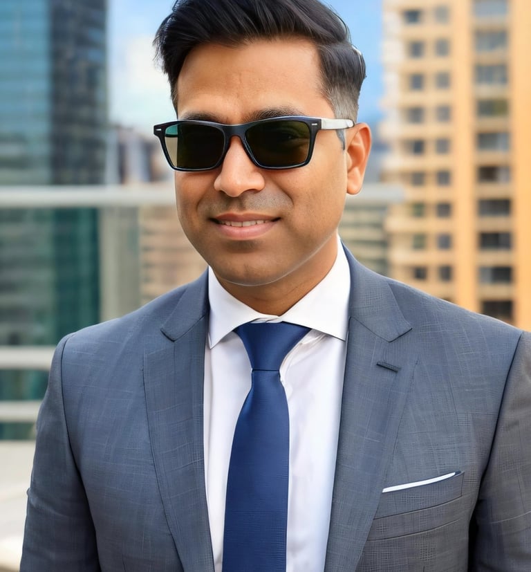Deepak (Roy) Bhavi. Founder and Principal of FlexSpace Business Parks.