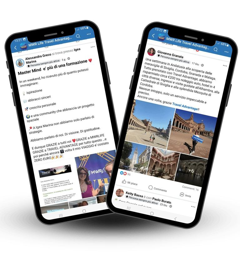 Testimonianze Mwr Life e Guadagnare Viaggiando