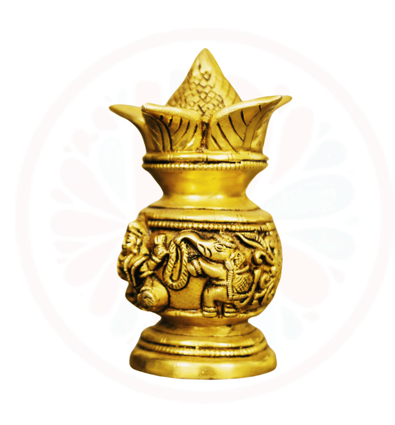 #BrassKalash #SacredVessel #HinduRituals #PuritySymbol #Auspiciousness #DivineBlessings #Traditional