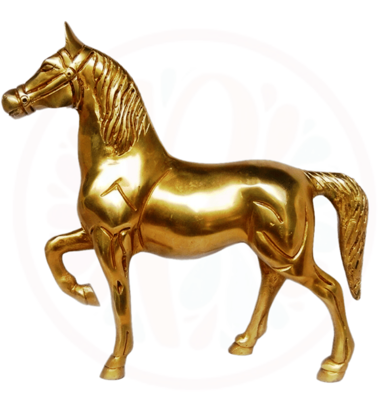 brass horse