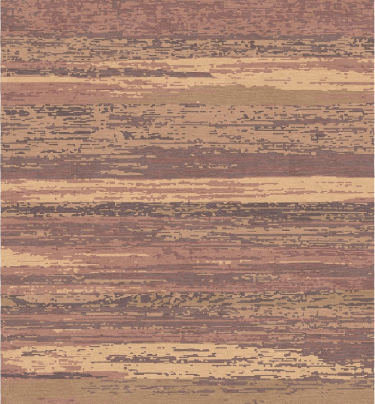 Custom modern contemporary rug with sleek minimalist design for luxury interiors