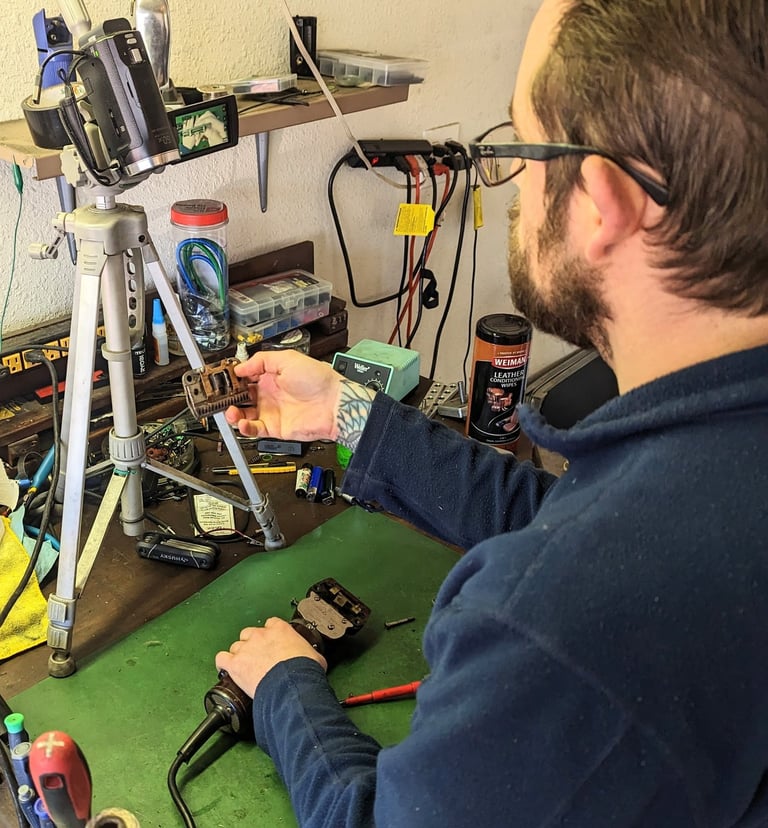 livestock clipper sharpening and repair on youtbue