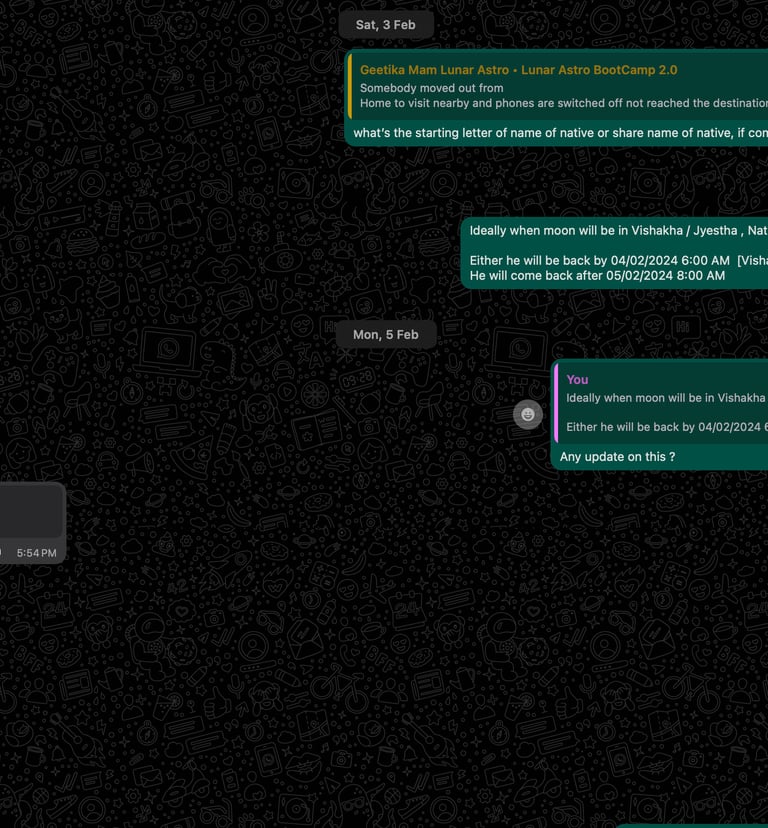 Missing Person Astrology Prediction