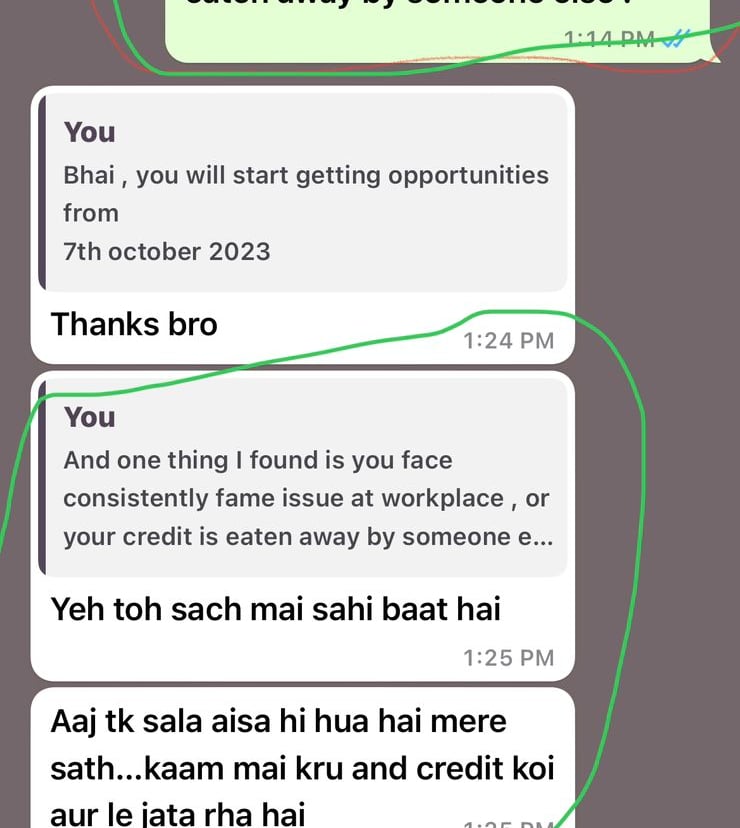 Workplace astrology prediction