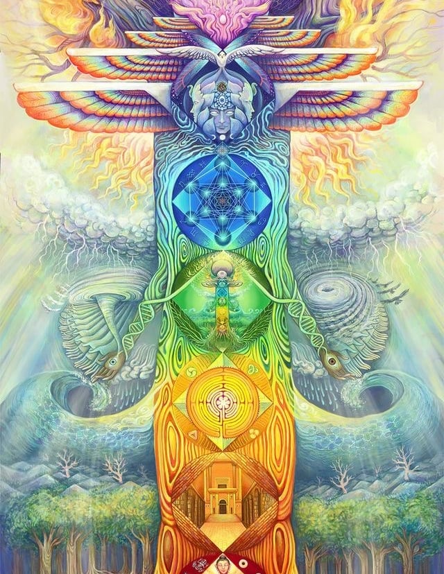 méditation avec la fleur de vie