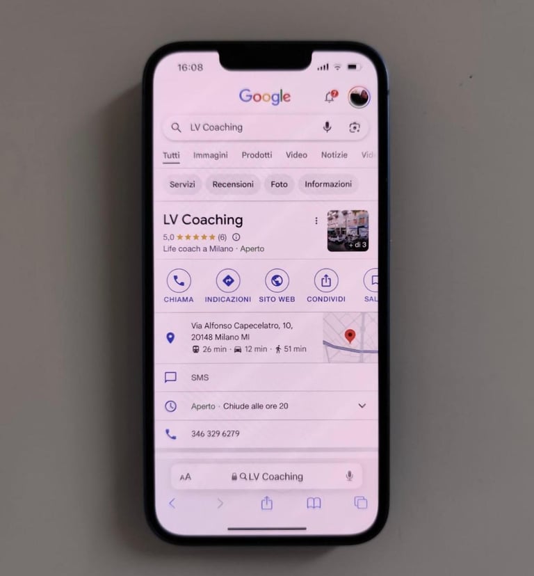 Elemento grafico astratto – Telefono cellulare con recensioni del sito
