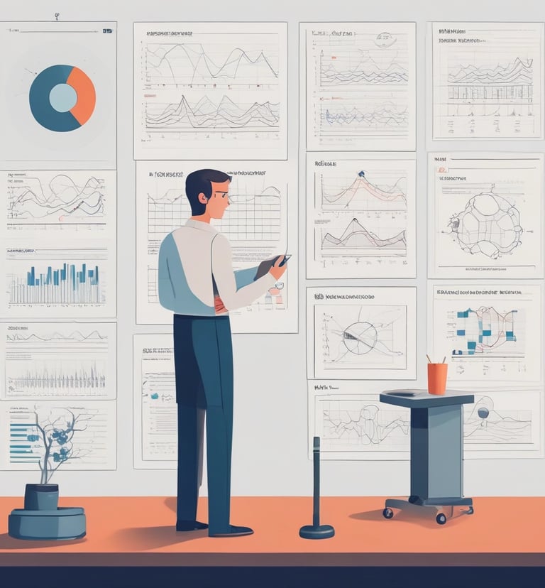 Screenshot of a Python coding project showing data analysis scripts