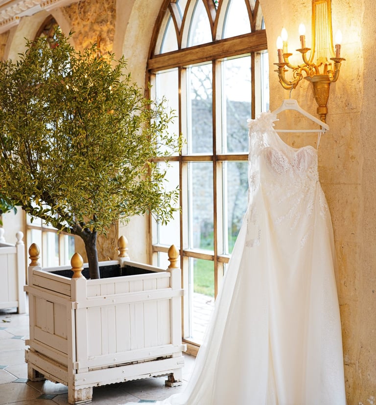 une photo de la robe de mariée