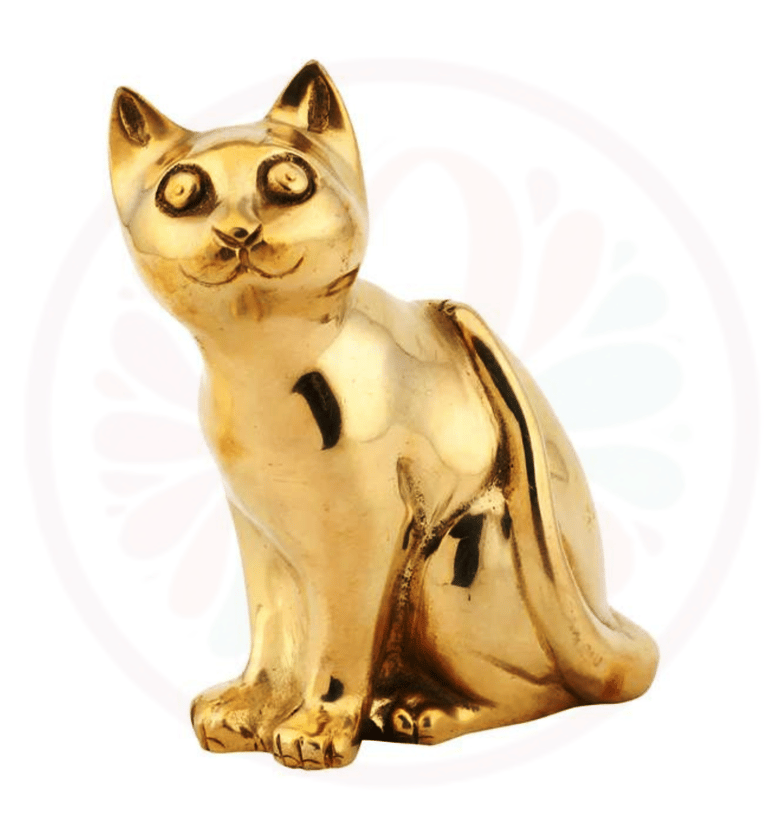 brass cat