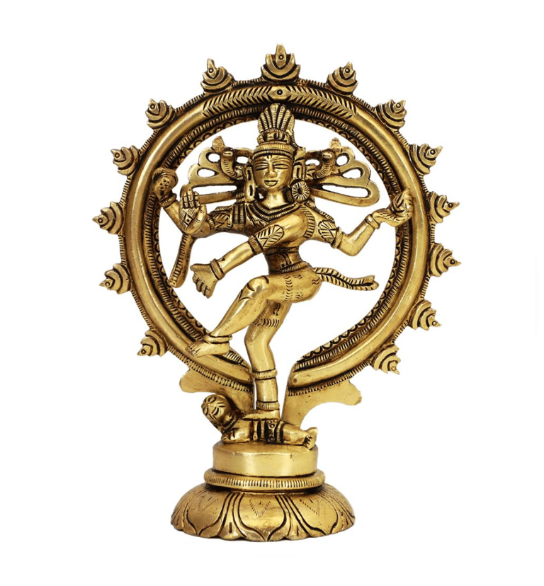 #NatrajMurti #BrassSculpture #DivineArt #LordShiva #CosmicDance #IndianCraftsmanship #SpiritualSymbo