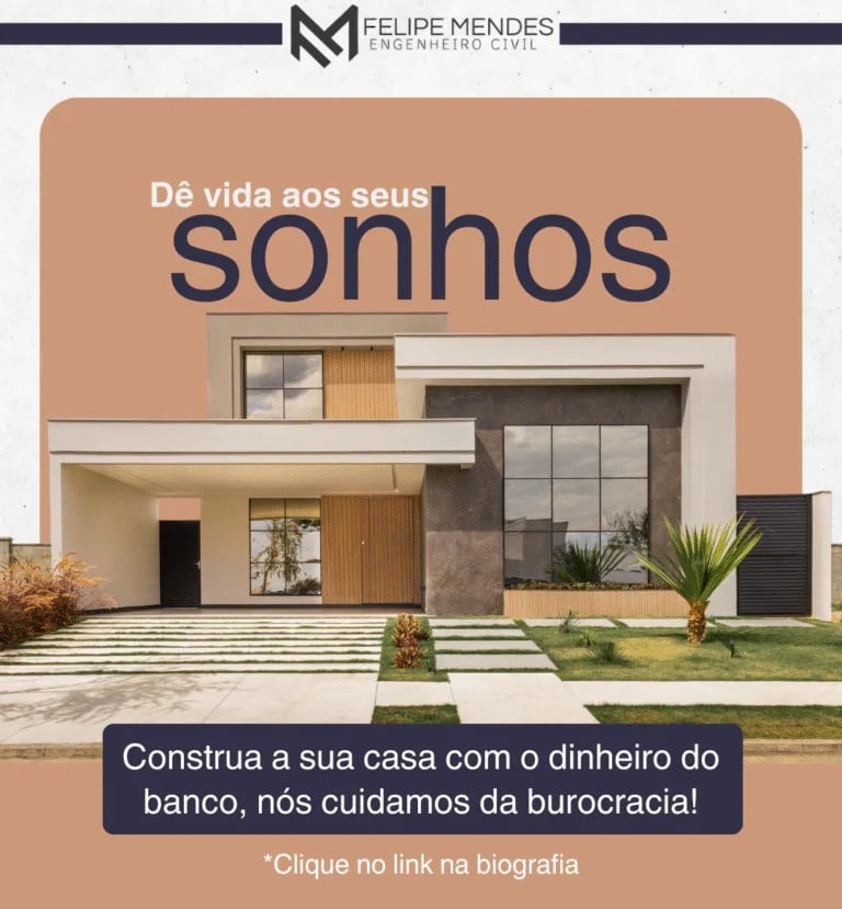 Modern luxury house design by civil engineer Felipe Mendes with geometric architecture and large windows.