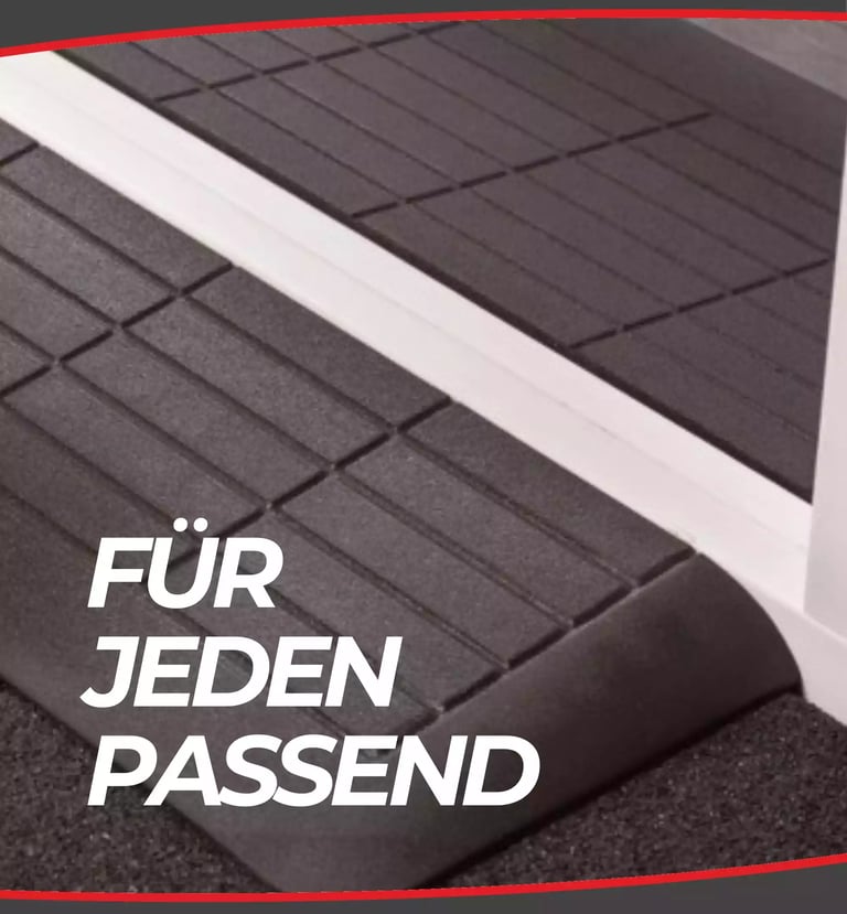 Flexible Türschwellenrampe 