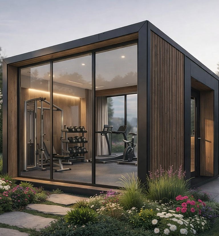 modulo prefabbricato per il relax