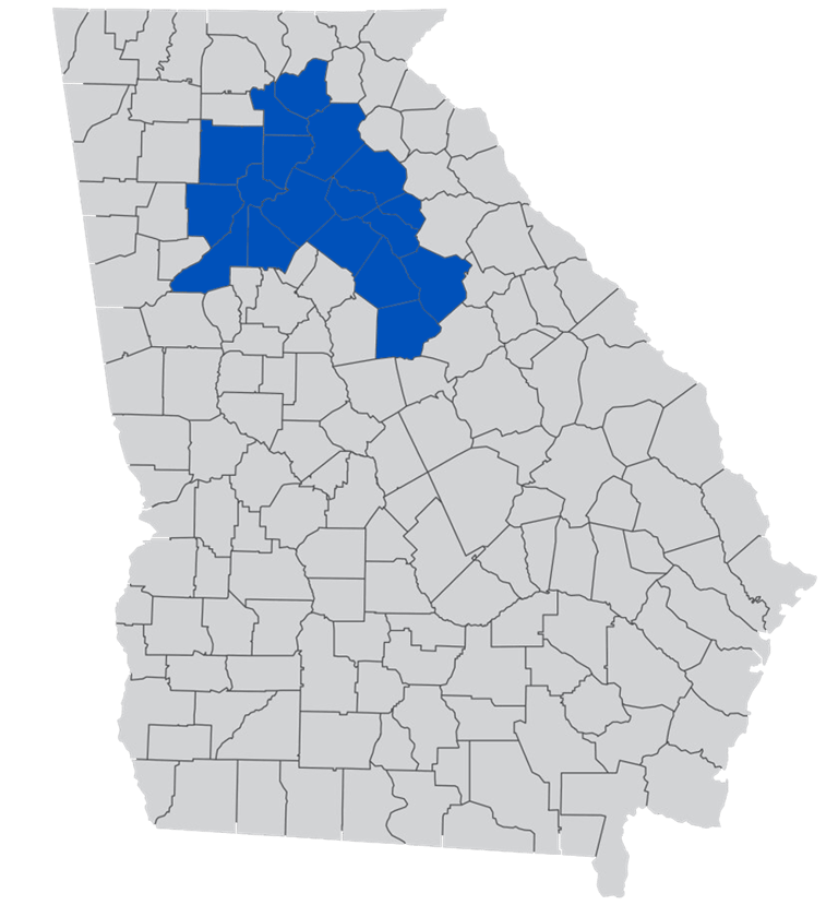 Apex Detail GA Territory Map
