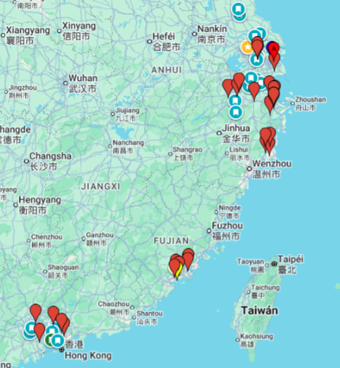 a map of a map of the world's most visited places